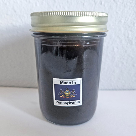 Pennsylvania Label on Jam